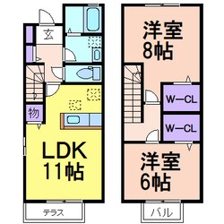 ローズコート茂呂の物件間取画像